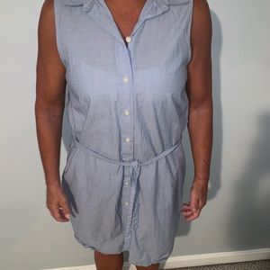 Blue smock dress